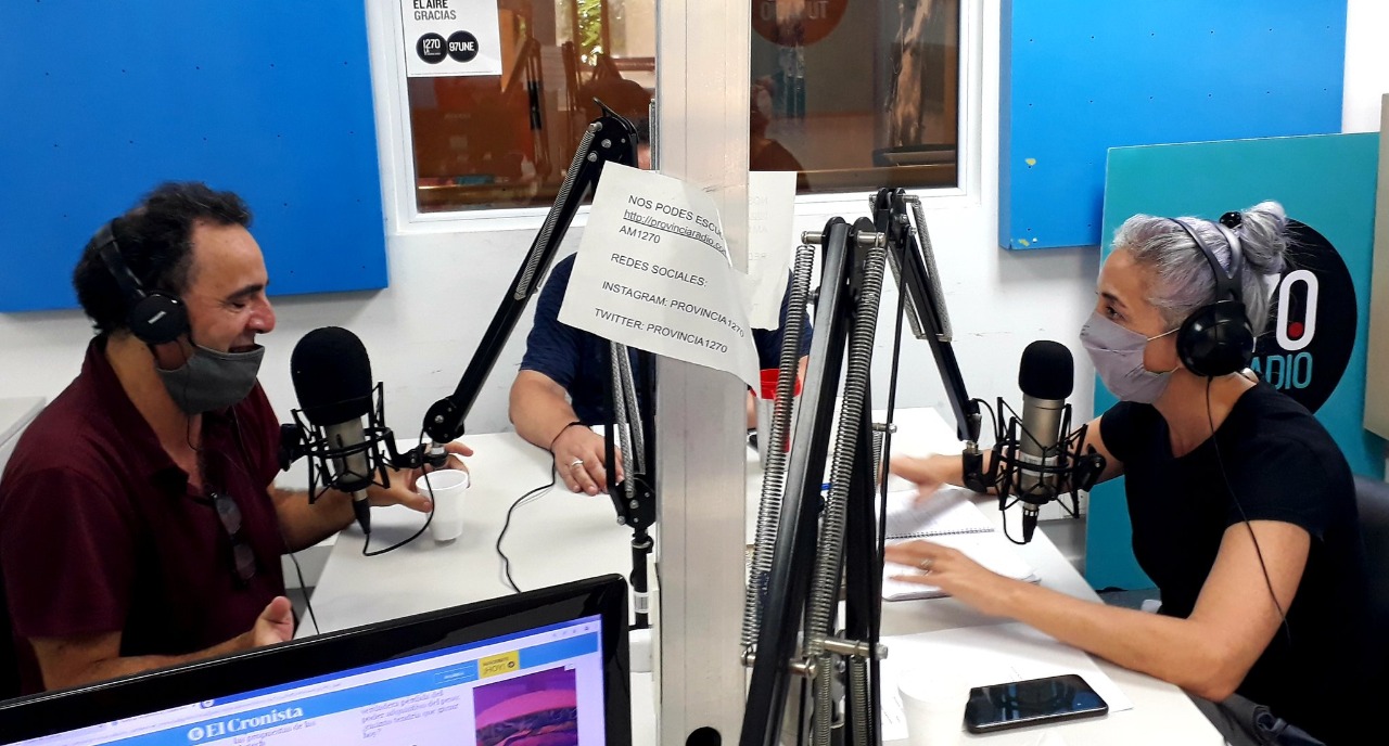PABLO DE SANTIS VISITÓ LOS ESTUDIOS DE RADIO PROVINCIA EN CABA