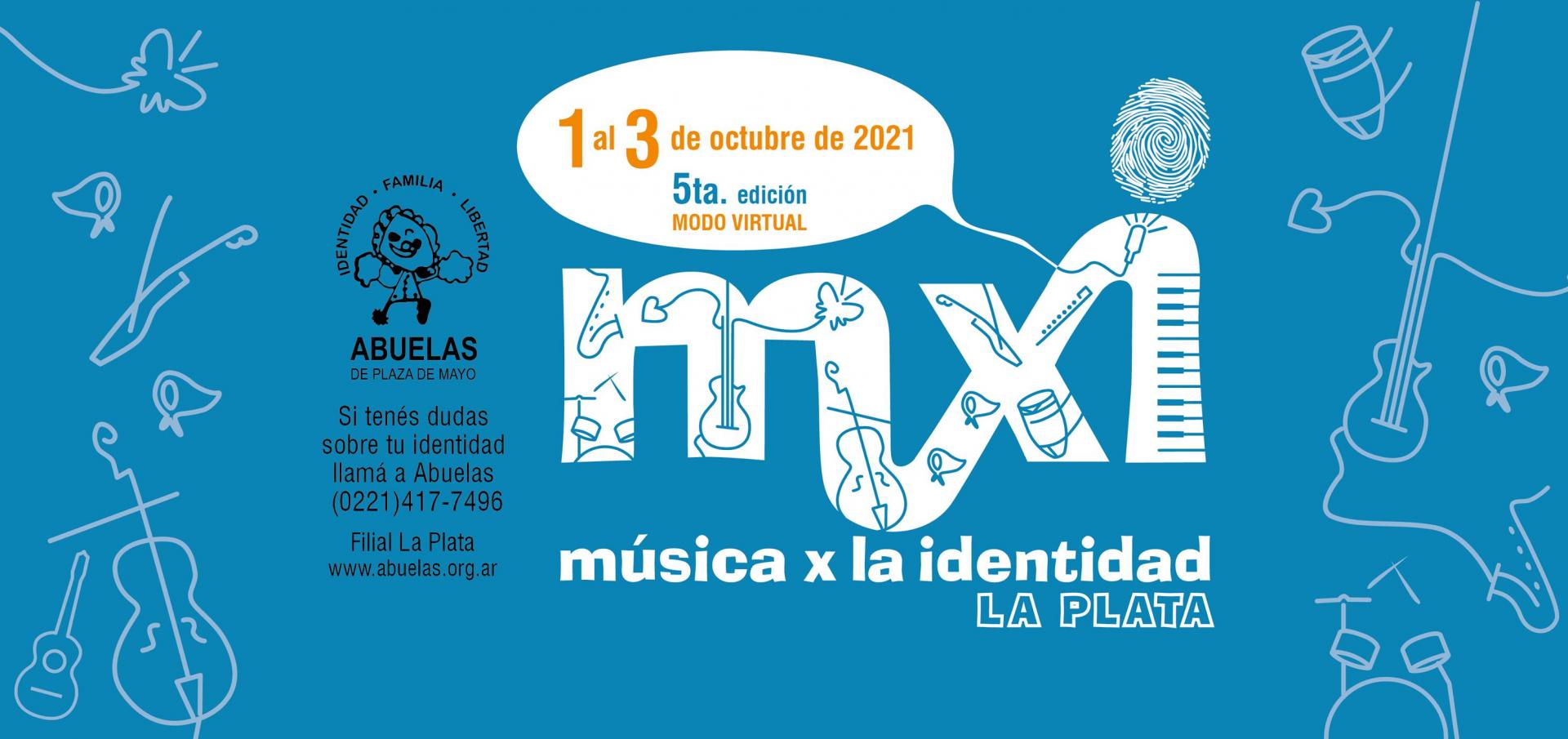 PRESENTAN EL EVENTO “MÚSICA X LA IDENTIDAD LA PLATA 2021”