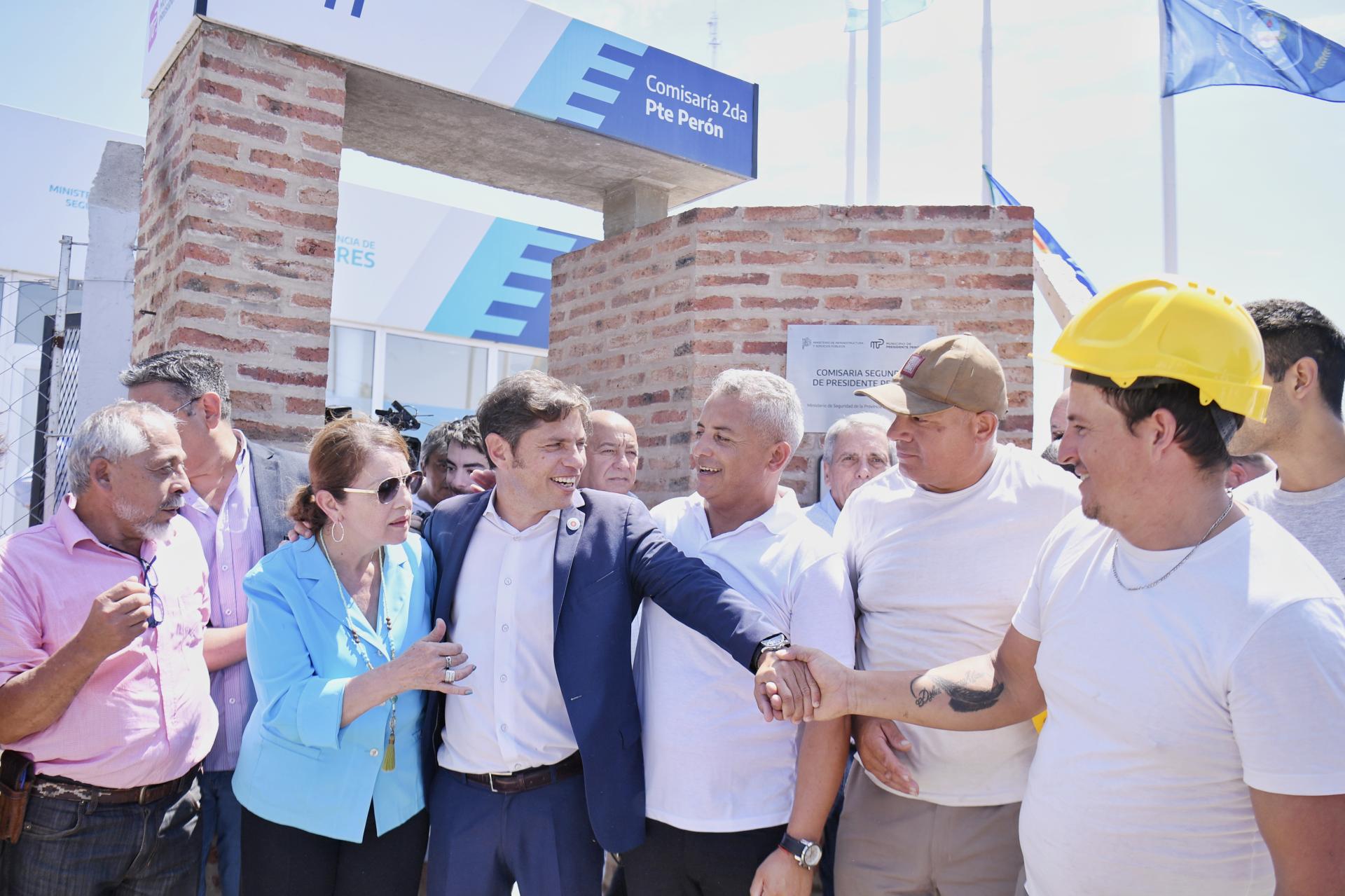 KICILLOF INAUGURÓ LA COMISARÍA 2ª Y ENTREGÓ PATRULLEROS EN LA LOCALIDAD DE GUERNICA