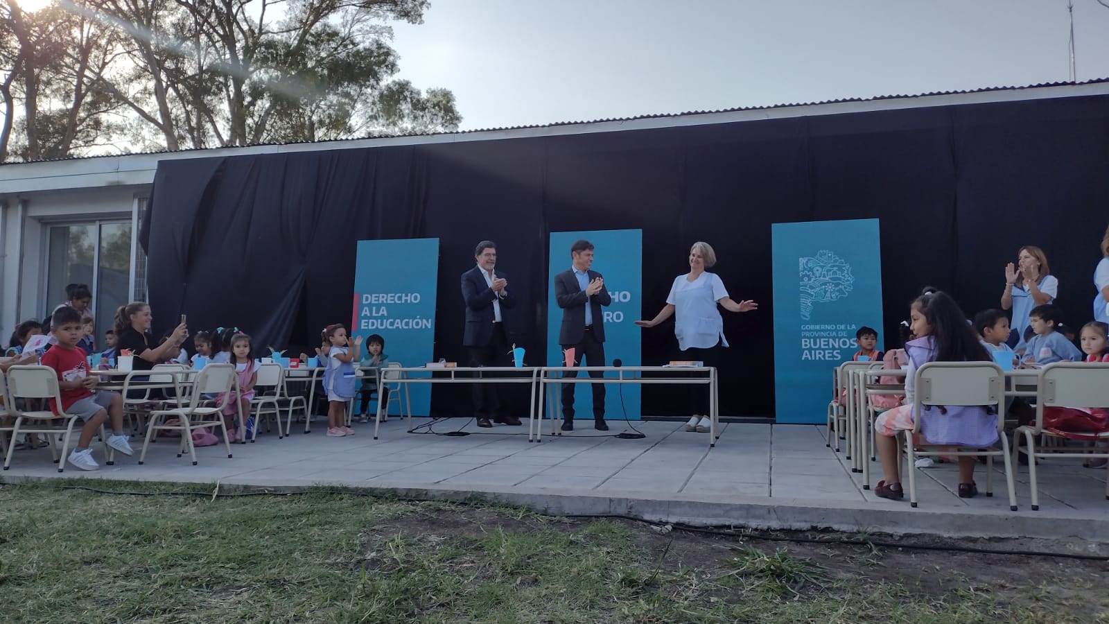 KICILLOF ENCABEZÓ LA INAUGURACIÓN DE UN JARDÍN DE INFANTES EN ABASTO