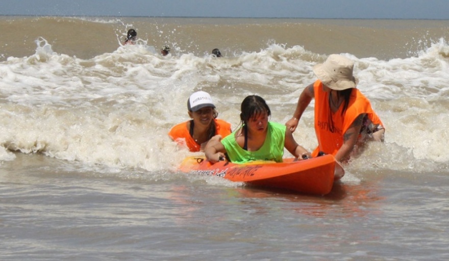 INICIARON LAS ACTIVIDADES DEPORTIVAS EN LA PLAYA