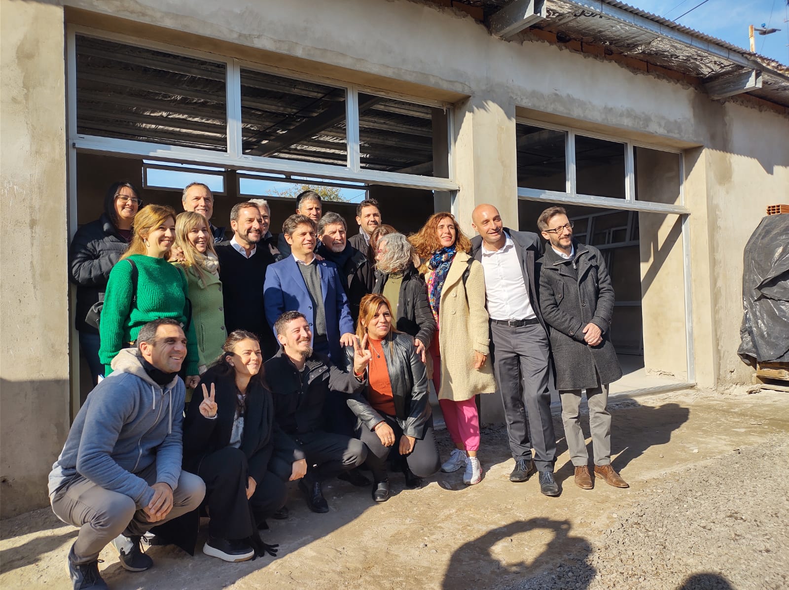 KICILLOF VISITÓ OBRAS DE VIVIENDAS Y SE REUNIÓ CON VECINOS Y VECINAS