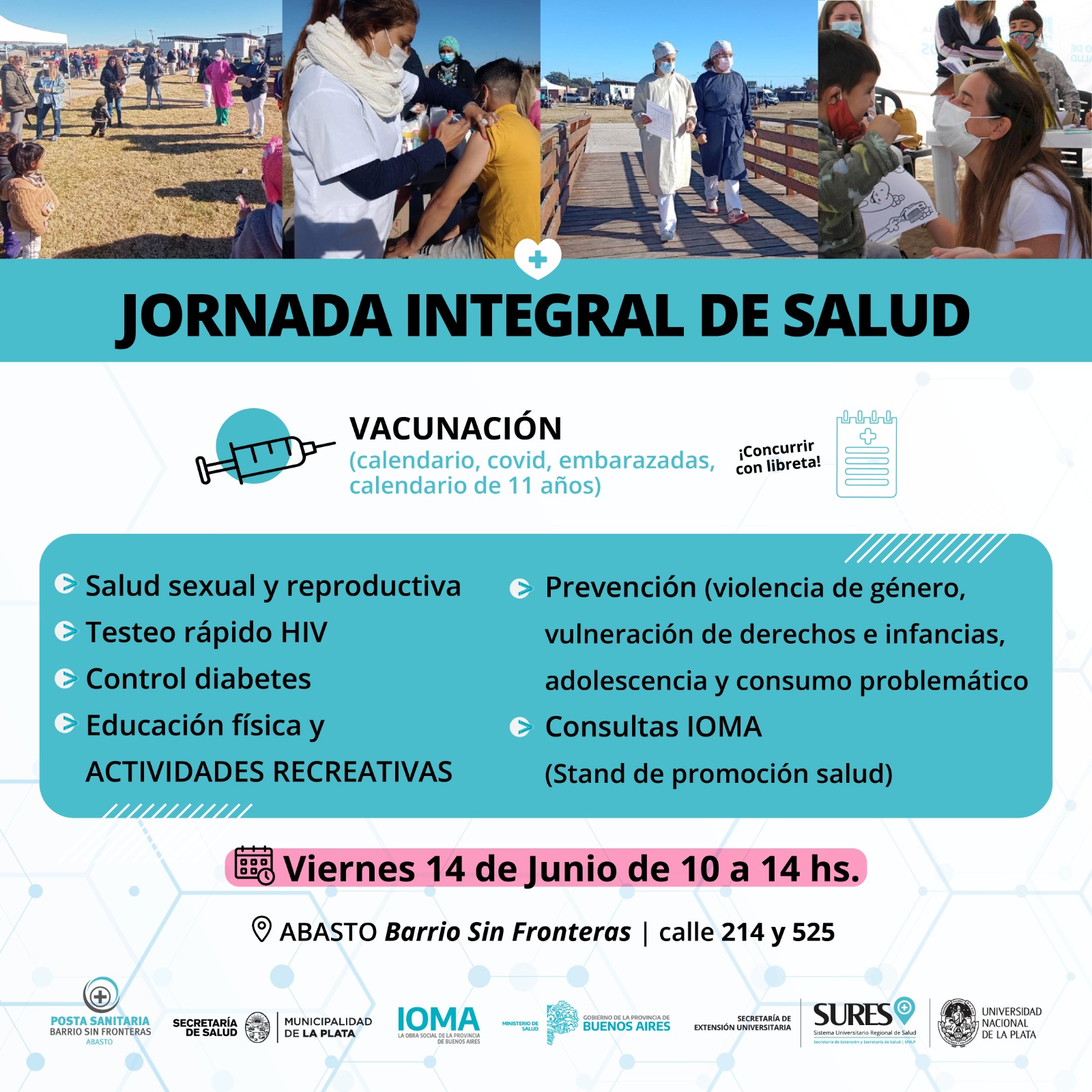 REALIZAN UNA JORNADA INTEGRAL DE SALUD EN ABASTO