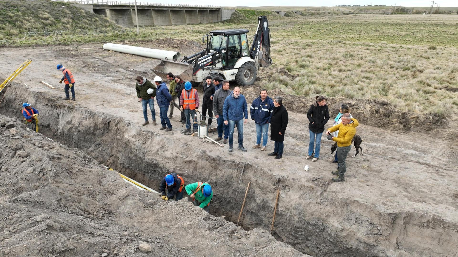 EN BAHÍA BLANCA AVANZAN LAS OBRAS DE POTABILIZACIÓN CON FONDOS PROVINCIALES