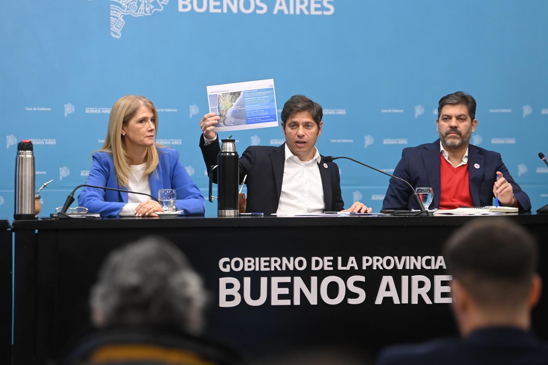 KICILLOF: “POR DECISIÓN DE MILEI SE SUSPENDEN LAS INVERSIONES EN BAHÍA BLANCA”