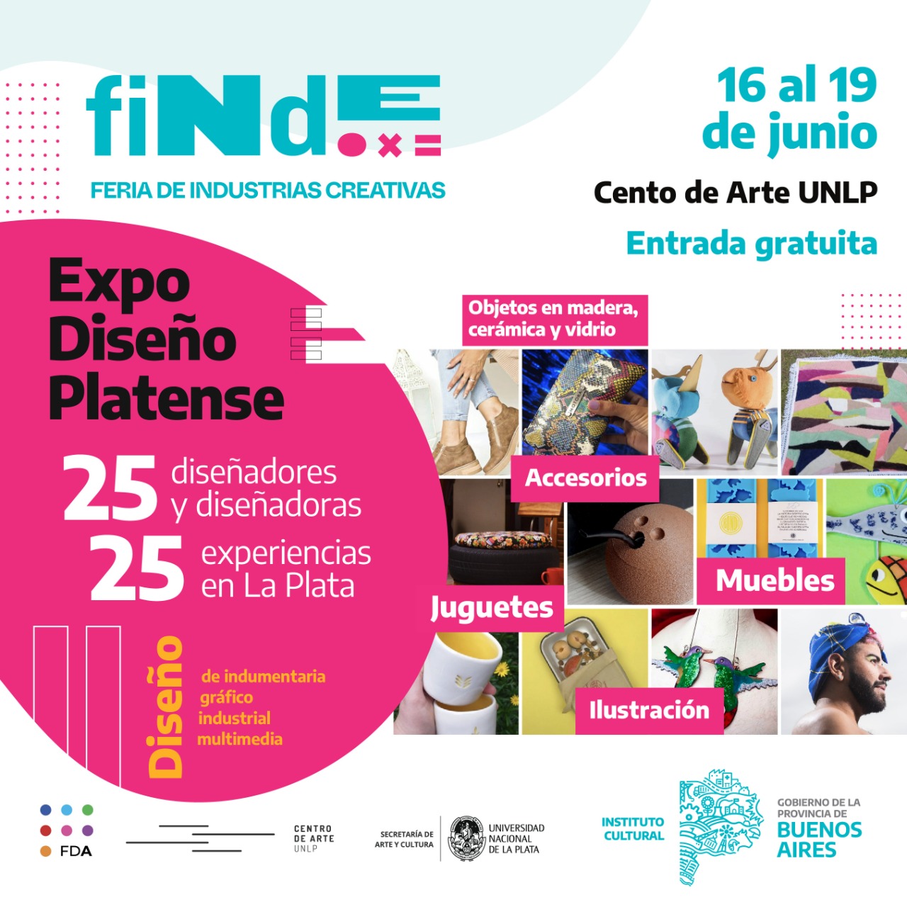 LLEGA "FINDE" CON LA EXPO DE DISEÑO PLATENSE