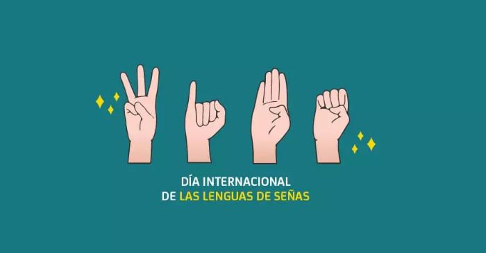 SE CONMEMORA EL DÍA INTERNACIONAL DE LA LENGUA DE SEÑAS